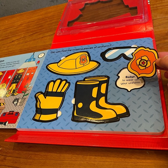 Firefighter Book with Puzzle Pieces - Picture 6 of 11